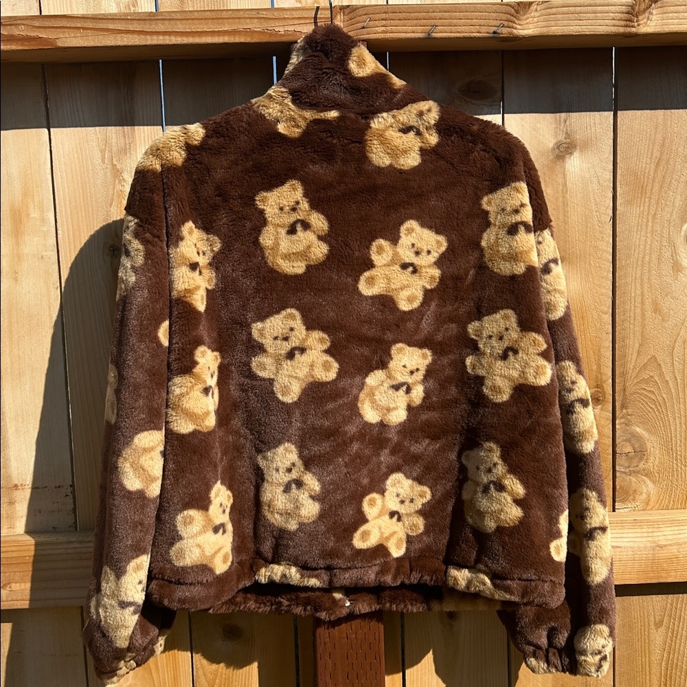 Women’s Teddy Bear Fluffy Jacket - Picture 2 of 11